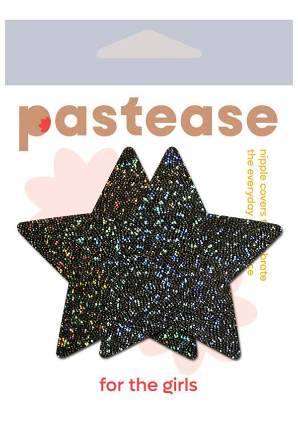 Glitter Star [Black] | NIPPLE PASTIES