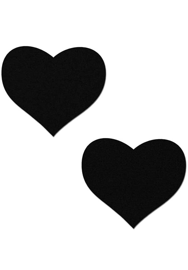 Heart [Black] | NIPPLE PASTIES