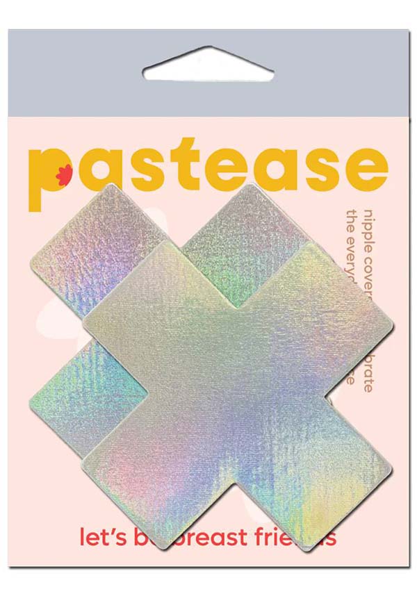 Holo Cross [Silver] | NIPPLE PASTIES