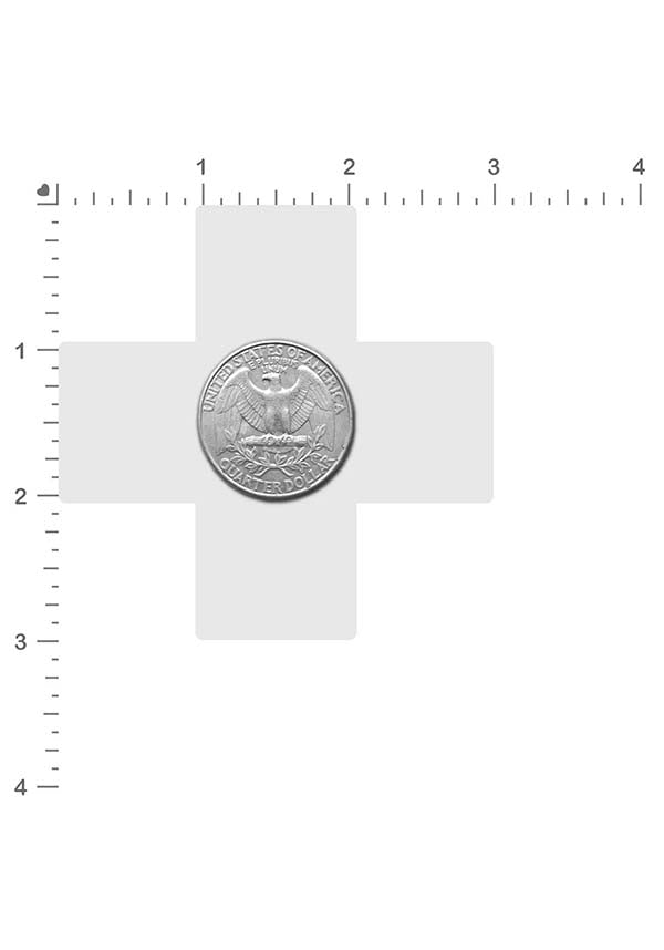 Holo Cross [Silver] | NIPPLE PASTIES