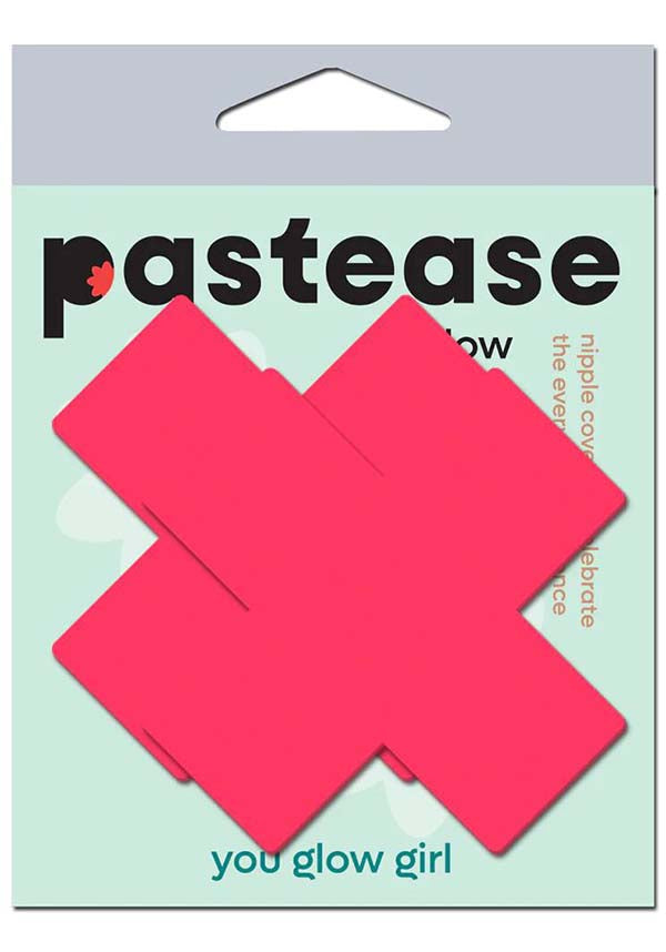 Neon Cross [Pink/UV] | NIPPLE PASTIES