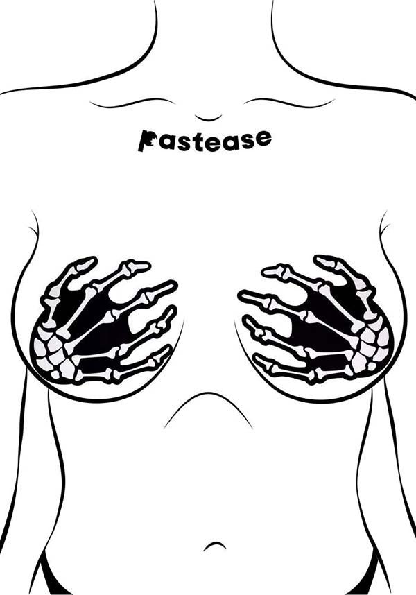Skeleton Hands | NIPPLE PASTIES
