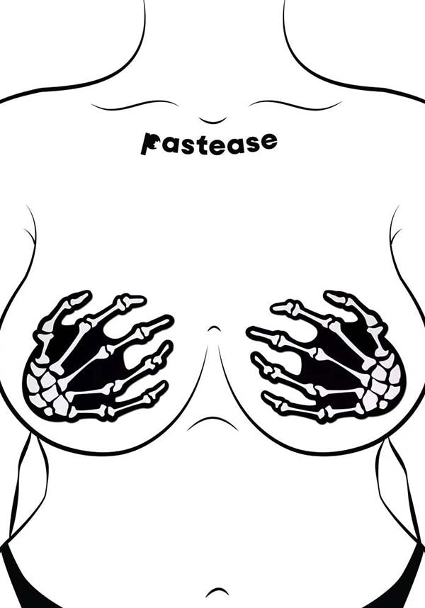 Skeleton Hands | NIPPLE PASTIES