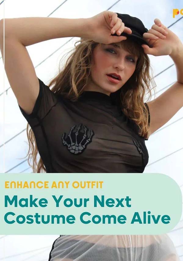 Skeleton Hands | NIPPLE PASTIES