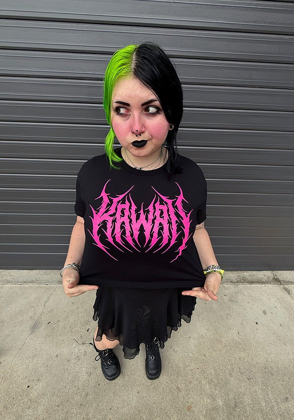 Kawaii [Pink] | CROP TEE