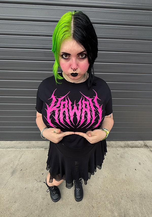 Kawaii [Pink] | CROP TEE