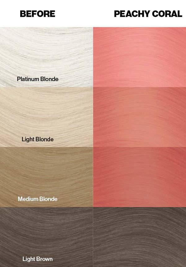 Peachy Coral | HAIR COLOUR - Beserk - all, beserkstaple, clickfrenzy15-2023, cosmetics, crazy color, discountapp, dye, fp, hair, hair colour, hair dye, hair dyes, hair orange, hair pink, labelvegan, mermaid, orange, peach, pink, rainbow, repriced011222, vegan