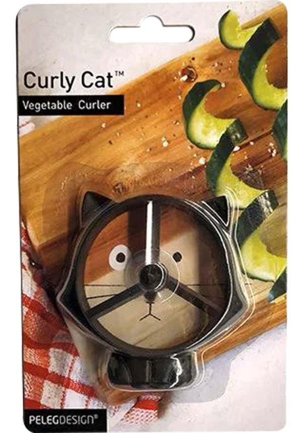 Curly Cat | VEGETABLE CURLER - Beserk - all, animal, black, cat, christmas gift, christmas gifts, cpgstinc, cute, cute animals, discountapp, fp, gift, gift idea, gift ideas, gifts, home, homeware, homewares, kitchen, may23, mens gift, mens gifts, OP540523, optoco, peleg design, R100523