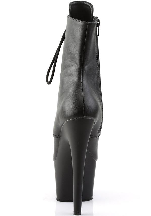 Adore-1020 [Black Faux Leather] | PLATFORM HEELS [PREORDER] - Beserk - all, ankle boots, apr21, black, boot, boots, boots [preorder], burlesque, clickfrenzy15-2023, discountapp, fetish, fp, goth, gothic, halloween, heel, heels, heels [preorder], labelpreorder, labelvegan, platform boots, platform heels, platforms, platforms [preorder], pleaser, pole, pole dancing, ppo, preorder, shoes, vegan