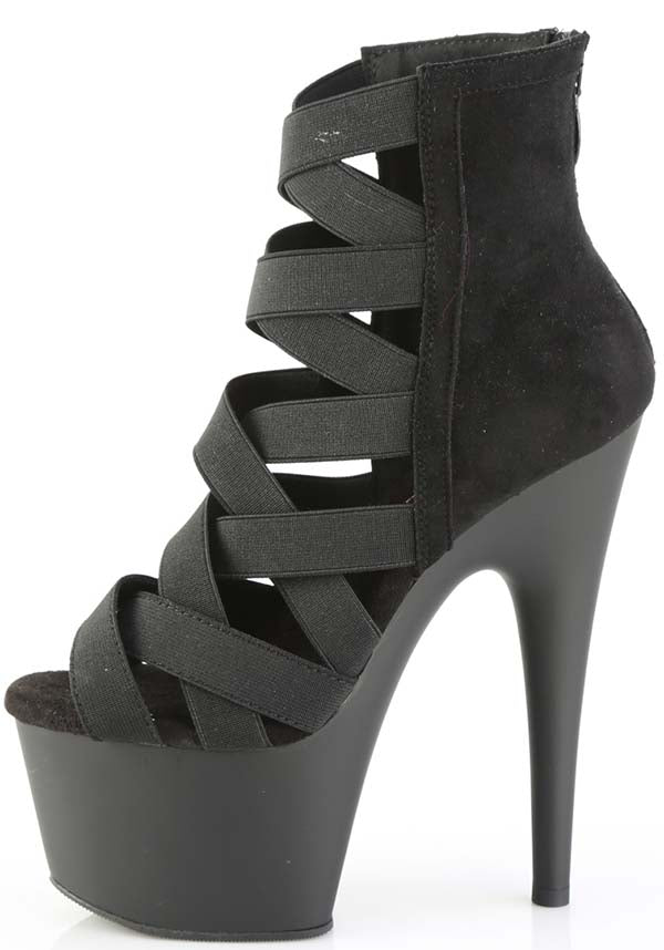 ADORE-700-24 [Black Elastic] | HEELS [PREORDER]