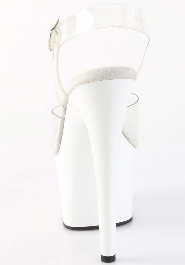 ADORE-708 [White] | PLATFORM HEELS [PREORDER]