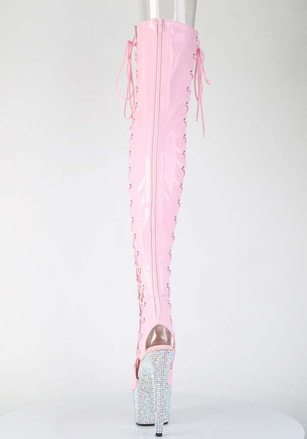 BEJEWELED-3052HG-7 [Baby Pink] | PLATFORM HEELS [PREORDER]