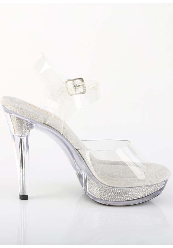COCKTAIL-508SRSI [Clear] | HEELS [PREORDER]