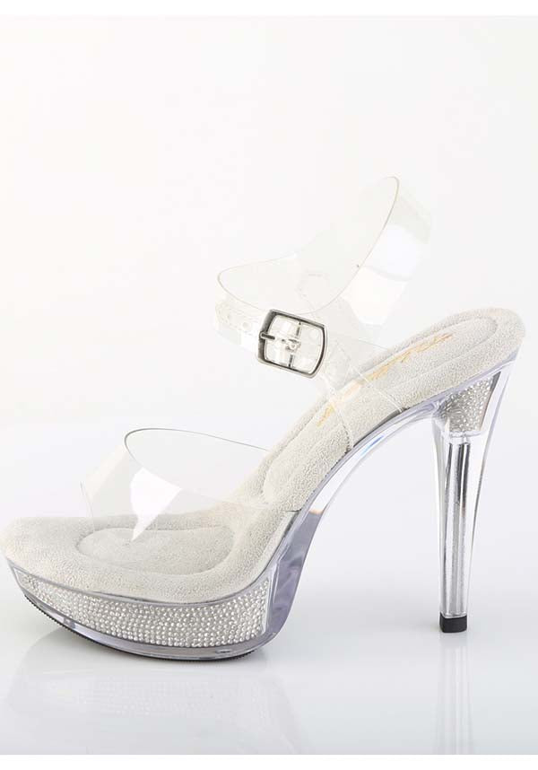 COCKTAIL-508SRSI [Clear] | HEELS [PREORDER]