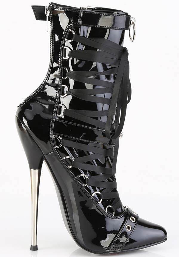 Dagger-1032 [Black Patent] | HEELS [PREORDER]