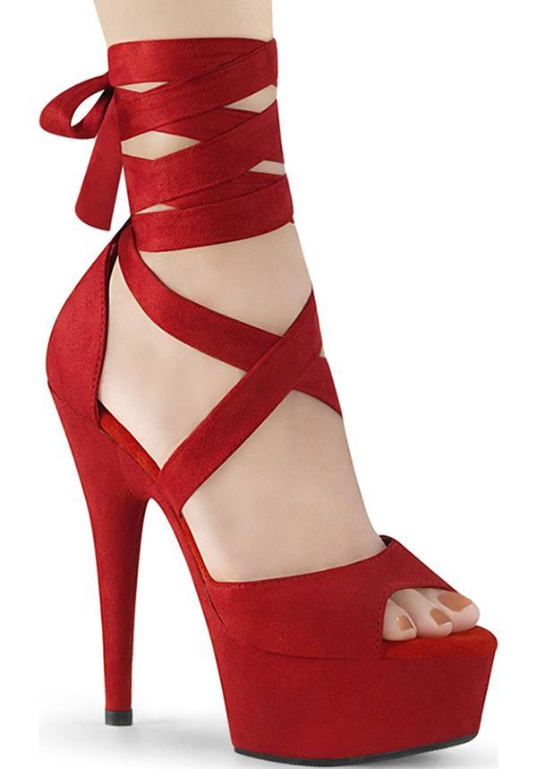 DELIGHT-679 [Red] | PLATFORM HEELS [PREORDER] - Beserk - all, clickfrenzy15-2023, discountapp, fp, heels, heels [preorder], labelpreorder, labelvegan, ladies, nov19, platform heels, platforms, platforms [preorder], pleaser, ppo, preorder, red, shoes, strappy, vegan