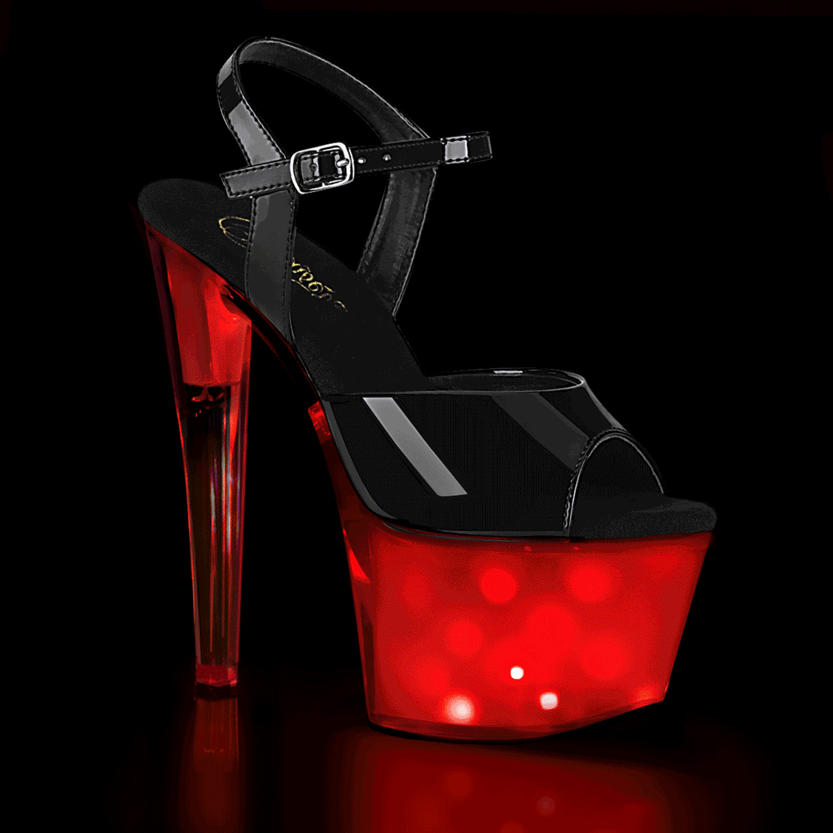Light Up Glowing Shoes LED Woman Luminous Clear Sandals Hyaline Hollow  Petal Waterproof Platform Wedding Heels Stripper 220322 From Tuo05, $33.55  | DHgate.Com