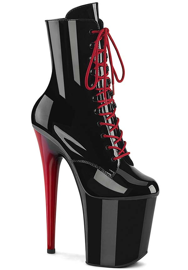 Pleaser Flamingo 1020 Pleaser Boots Black Pleaser FLAMINGO-1020