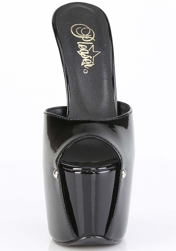 JUBILANT-01 [Blk Pat] | PLATFORM HEELS [PREORDER]