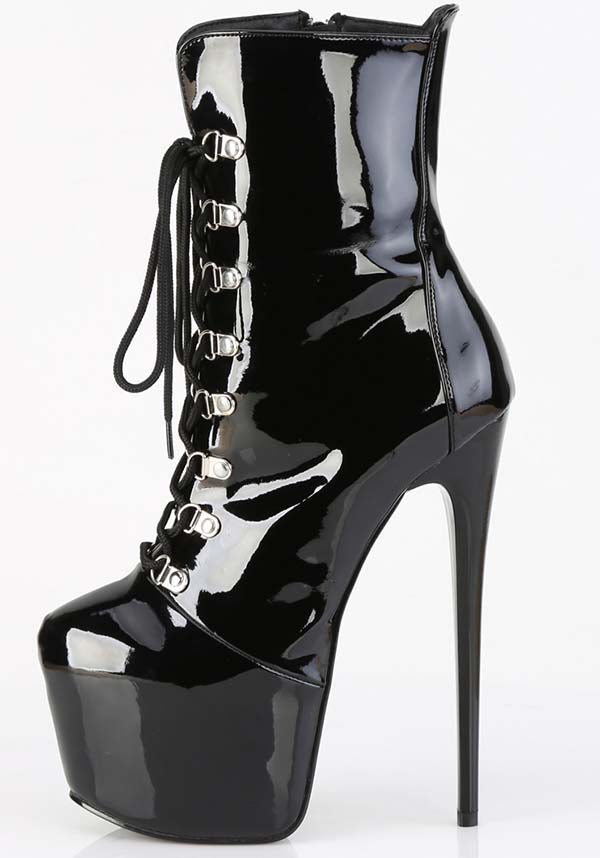 JUBILANT-1014 [Black Patent] | PLATFORM BOOTS [PREORDER]