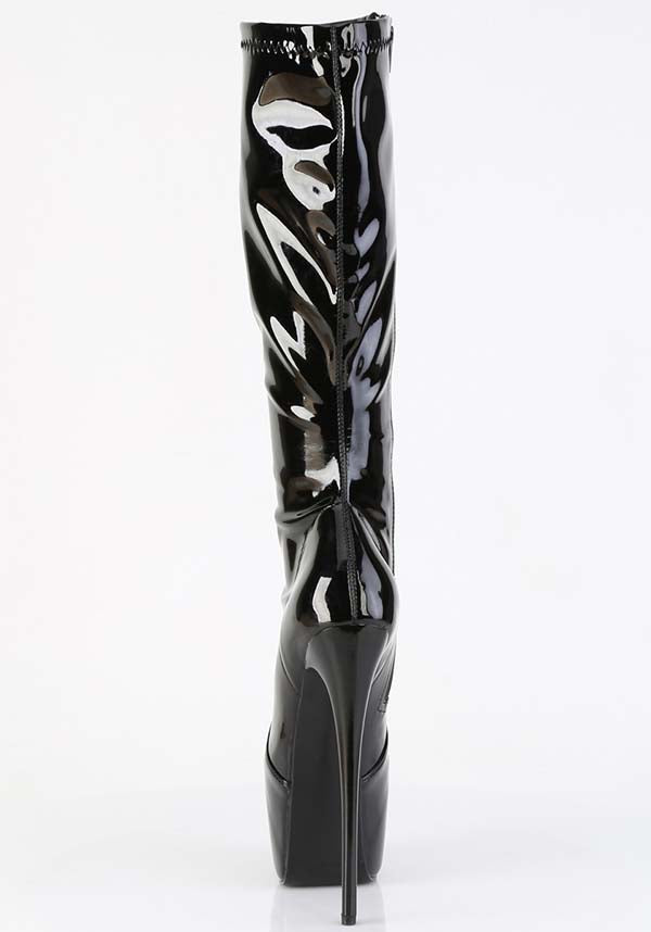 JUBILANT-2000 [Black Patent] | PLATFORM BOOTS [PREORDER]