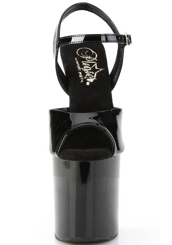 NAUGHTY-809 [Black Patent] | Platform Heels [PREORDER] - Beserk - all, all ladies, black, clickfrenzy15-2023, discountapp, fp, heels, heels [preorder], labelpreorder, labelvegan, ladies, platform, platform heels, platforms, platforms [preorder], pleaser, pole, pole dancing, ppo, preorder, shoes, stripper, vegan