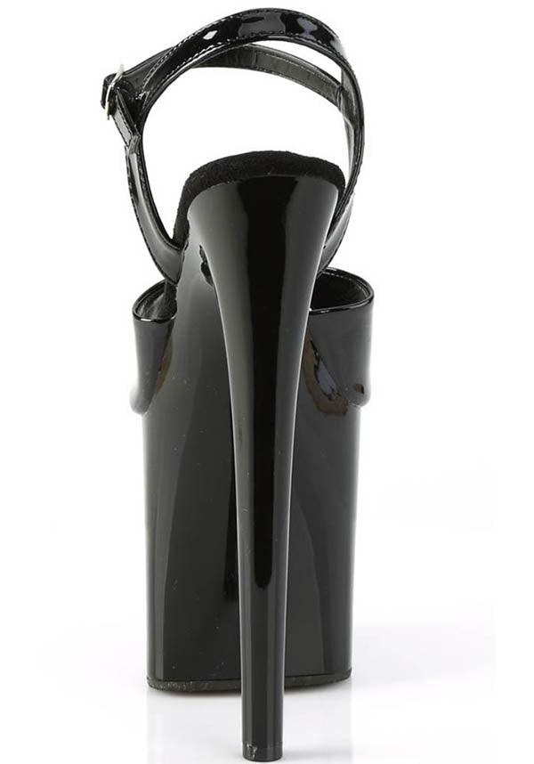 NAUGHTY-809 [Black Patent] | Platform Heels [PREORDER] - Beserk - all, all ladies, black, clickfrenzy15-2023, discountapp, fp, heels, heels [preorder], labelpreorder, labelvegan, ladies, platform, platform heels, platforms, platforms [preorder], pleaser, pole, pole dancing, ppo, preorder, shoes, stripper, vegan