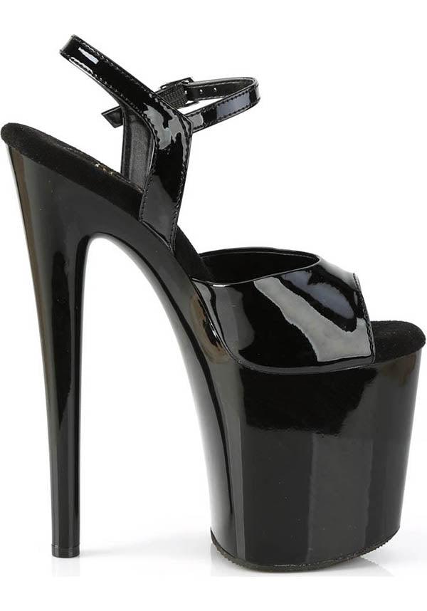 NAUGHTY-809 [Black Patent] | Platform Heels [PREORDER] - Beserk - all, all ladies, black, clickfrenzy15-2023, discountapp, fp, heels, heels [preorder], labelpreorder, labelvegan, ladies, platform, platform heels, platforms, platforms [preorder], pleaser, pole, pole dancing, ppo, preorder, shoes, stripper, vegan