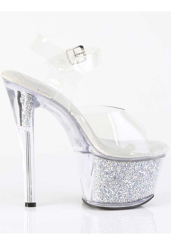 SKY-308RSI [Clear] | PLATFORM HEELS [PREORDER]