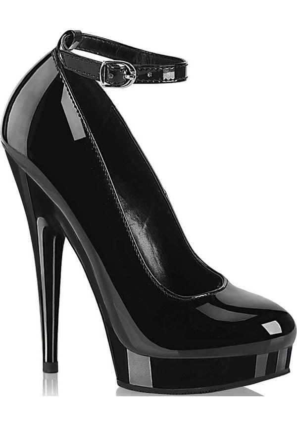 SULTRY-686 [Black Patent] | PLATFORM HEELS [PREORDER] - Beserk - all, all ladies, black, clickfrenzy15-2023, discountapp, fp, heels, heels [preorder], labelpreorder, labelvegan, ladies, platform, platform heels, platforms, platforms [preorder], pleaser, pole, pole dancing, ppo, preorder, shoes, stripper, vegan