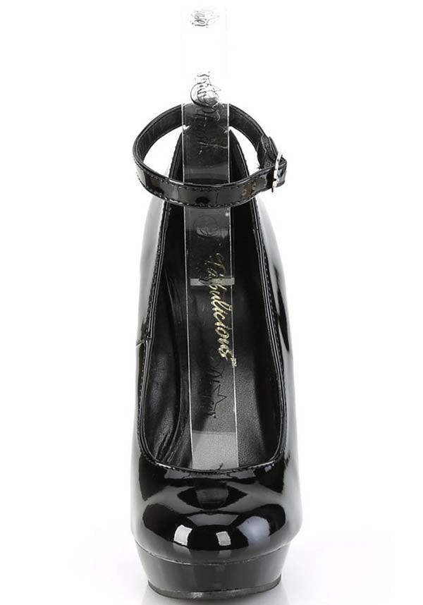 SULTRY-686 [Black Patent] | PLATFORM HEELS [PREORDER] - Beserk - all, all ladies, black, clickfrenzy15-2023, discountapp, fp, heels, heels [preorder], labelpreorder, labelvegan, ladies, platform, platform heels, platforms, platforms [preorder], pleaser, pole, pole dancing, ppo, preorder, shoes, stripper, vegan