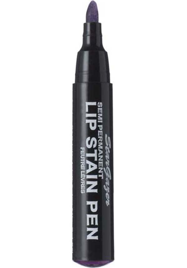 Plum | SEMI-PERMANENT LIP STAIN PEN - Beserk - all, clickfrenzy15-2023, cosmetics, discountapp, fp, gothic, halloween, labelvegan, light, lip, lips, lipstick, make up, makeup, pastel, purple, stargazer cosmetics, vegan