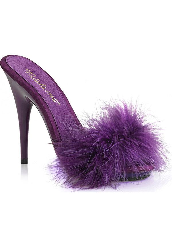 POISE-501F [Purple] | HEELS [PREORDER] - Beserk - all, clickfrenzy15-2023, discountapp, fluffy, fp, heels, heels [preorder], labelpreorder, labelvegan, pleaser, ppo, preorder, purple, shoes, vegan