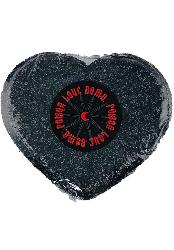Heart [Black] | BATH BOMB