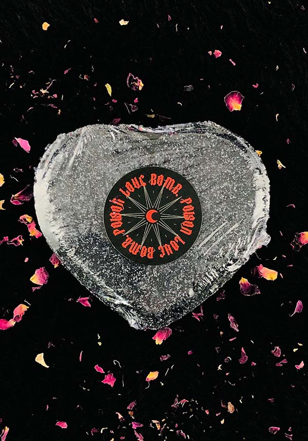 Heart [Black] | BATH BOMB