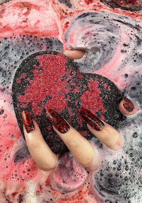 Heart [Red & Black] | BATH BOMB