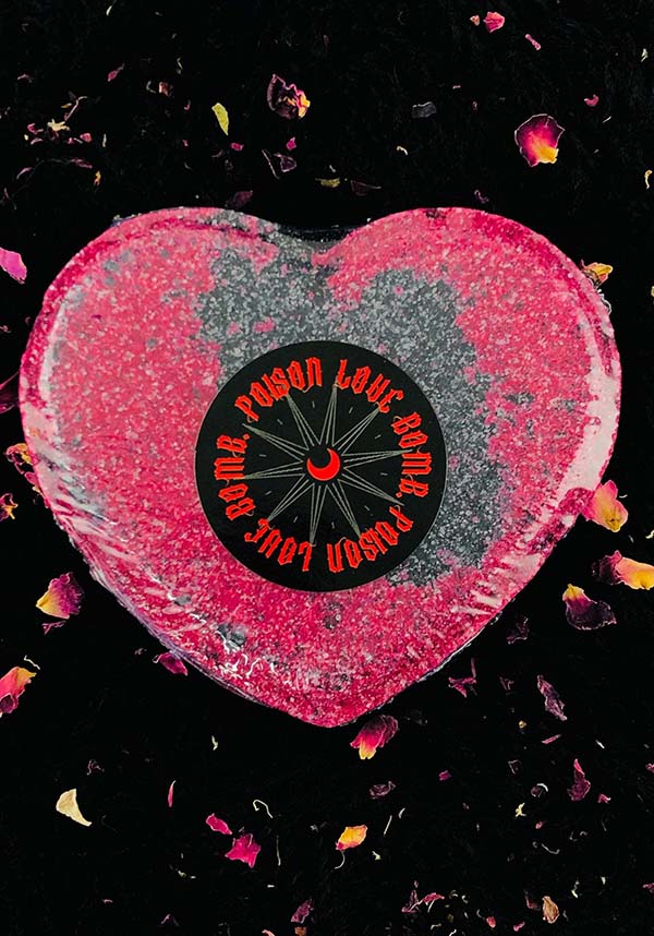 Heart [Red & Black] | BATH BOMB