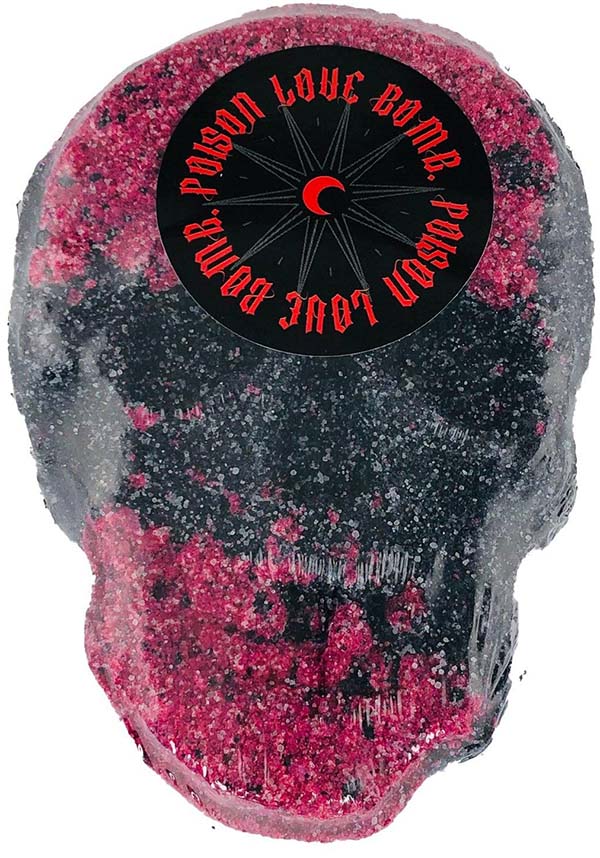 Skull [Red & Black] | BATH BOMB