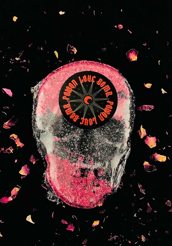 Skull [Red & Black] | BATH BOMB