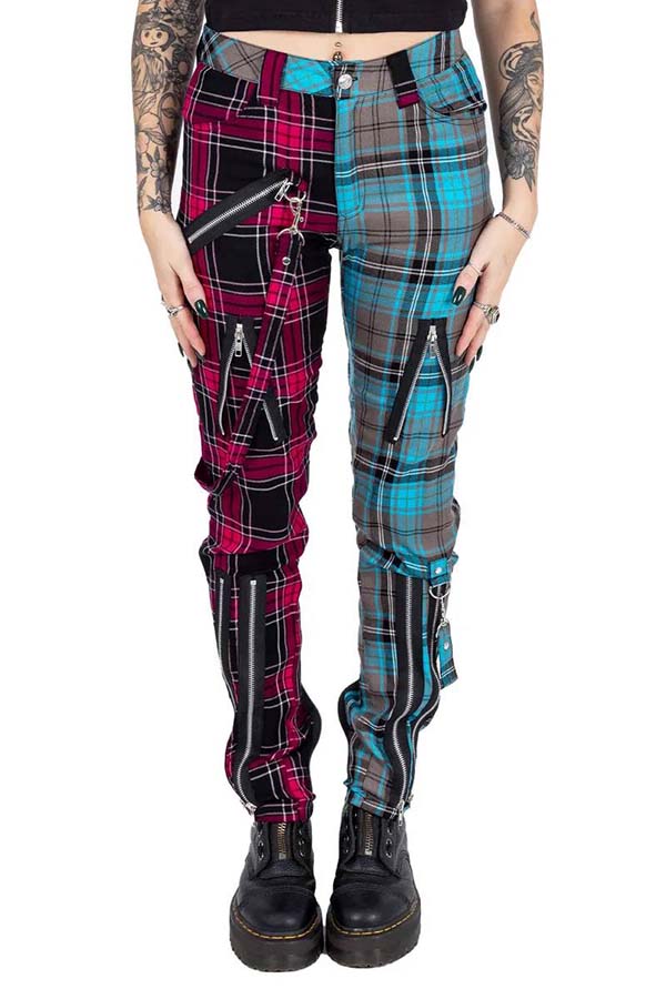 Azaria Check [Pink/blue] | PANTS