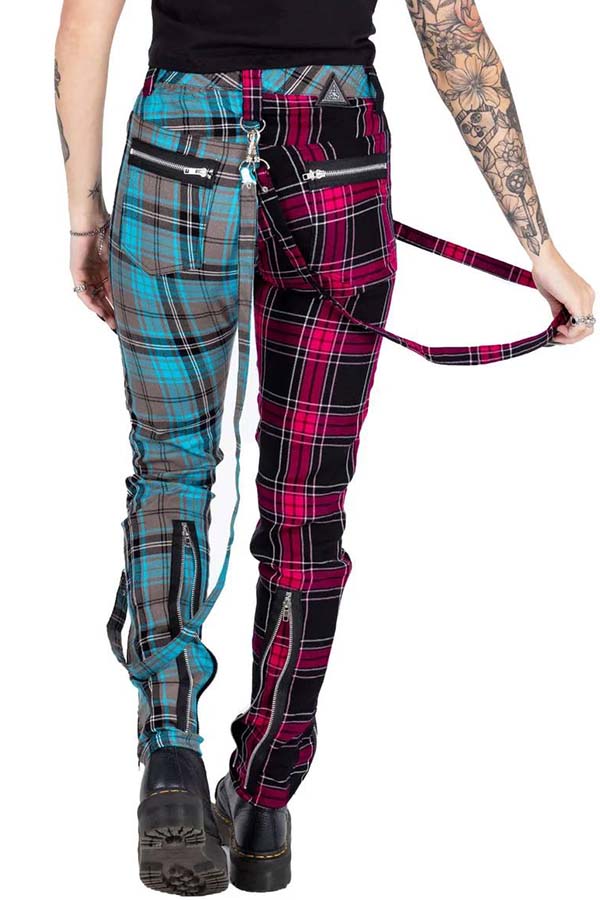 Azaria Check [Pink/blue] | PANTS