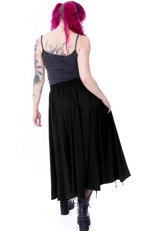 Esme [Black] | MIDI SKIRT