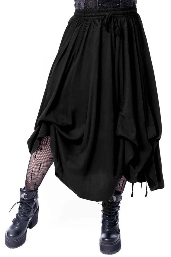 Esme [Black] | MIDI SKIRT