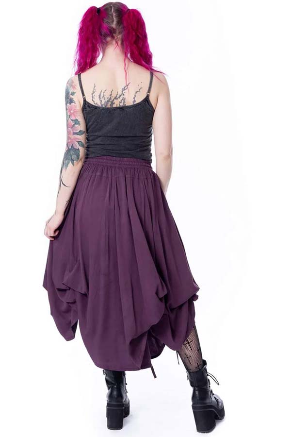 Esme [Purple] | MIDI SKIRT