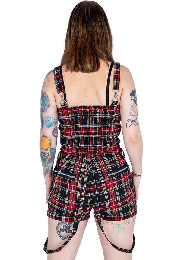 Khloe [Black Check] | SHORTS