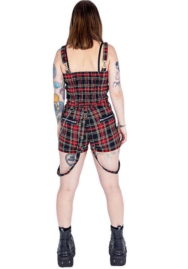 Khloe [Black Check] | SHORTS