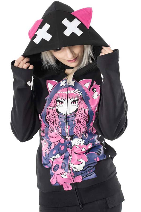Kitty Mayhem [Black] | HOODIE