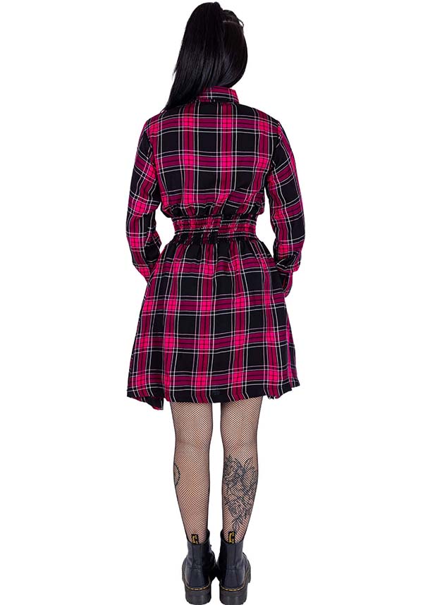 Prairie [Dark Pink Check] | DRESS*