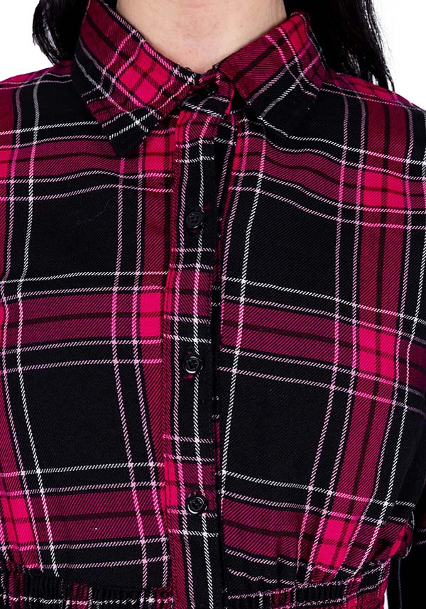 Prairie [Dark Pink Check] | DRESS*