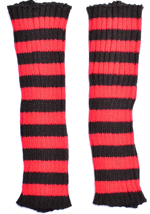 Tilly [Red Stripe] | ARM WARMERS